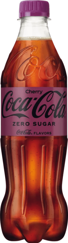 2,95 € Free Shipping | Soft Drinks & Mixers Coca-Cola Cherry Zero Germany Medium Bottle 50 cl