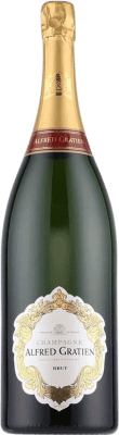 426,95 € 送料無料 | 白のスパークリングワイン Alfred Gratien Brut — ブリュット クラシック A.O.C. Champagne シャンパン フランス ジェロボアム・ダブルマグナムボトル 3 L