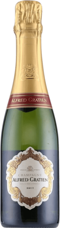 22,95 € 送料無料 | 白のスパークリングワイン Alfred Gratien Brut — ブリュット クラシック A.O.C. Champagne シャンパン フランス ハーフボトル 37 cl
