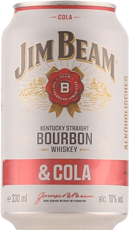 8,95 € Envío gratis | Mixer Jim Beam España Lata 33 cl Cola