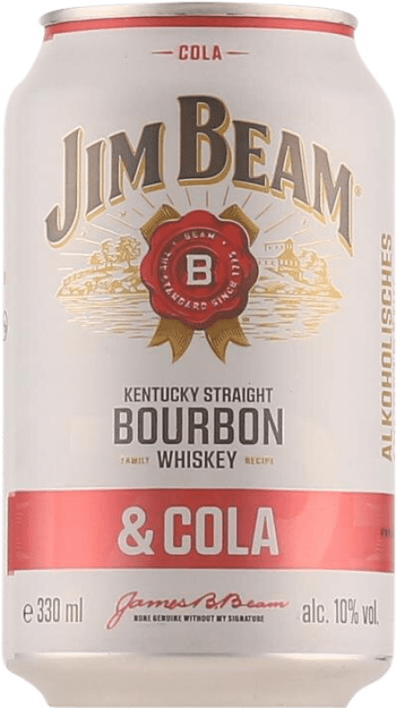 4,95 € Free Shipping | Soft Drinks & Mixers Jim Beam Cola Spain Can 33 cl