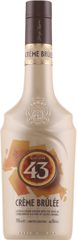 21,95 € Envío gratis | Crema de Licor Licor 43 Cuarenta y Tres Créme Brûlée España Botella 70 cl