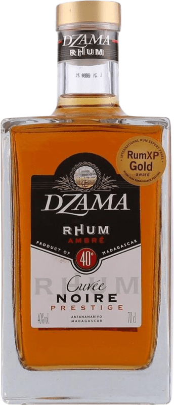 73,95 € Envio grátis | Rum Dzama Cuvée, Prestige, Ambrée — Âmbar, Noir — Preto Madagáscar 70 cl