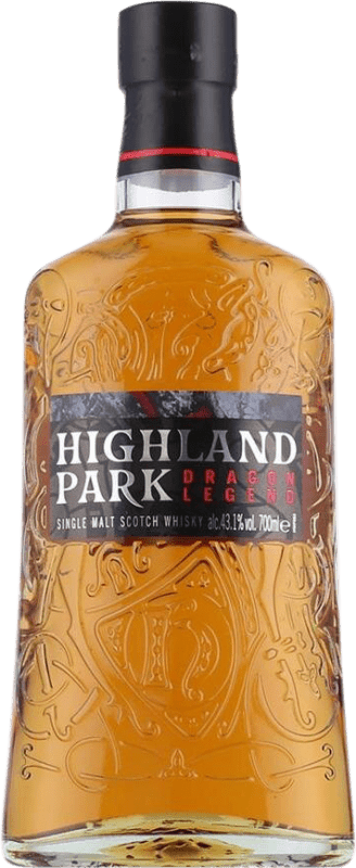 67,95 € 送料無料 | ウイスキーシングルモルト Highland Park Dragon Legend Smoky & Rich スコットランド イギリス ボトル 70 cl