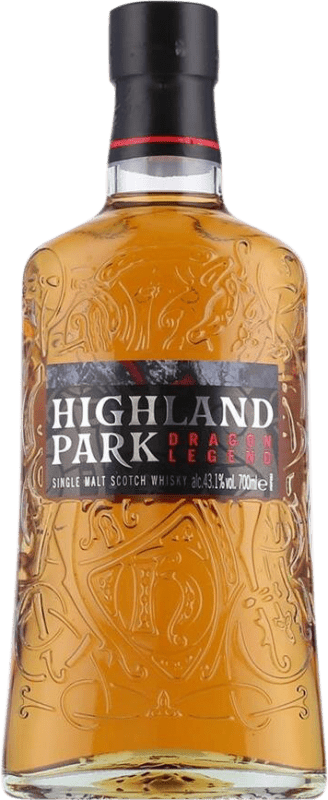 69,95 € Envoi gratuit | Whisky Single Malt Highland Park Dragon Legend Smoky & Rich Ecosse Royaume-Uni Bouteille 70 cl
