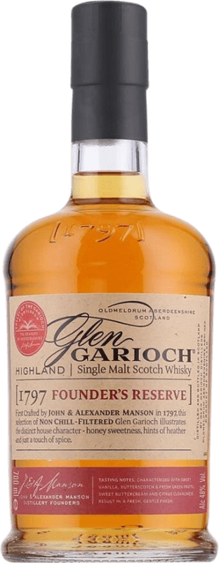 49,95 € Free Shipping | Whisky Single Malt Glen Garioch Founder's Reserve Highlands United Kingdom Bottle 70 cl