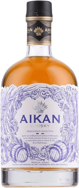 59,95 € Envio grátis | Whisky Blended Aikan French Collection — Coleção França Garrafa Medium 50 cl Malt — Malte