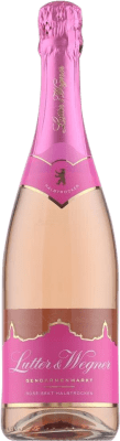 7,95 € Envio grátis | Espumante rosé Lutter & Wegner Gendarmenmarkt Rosé Sekt Semi-seco Semi-doce Alemanha Garrafa 75 cl