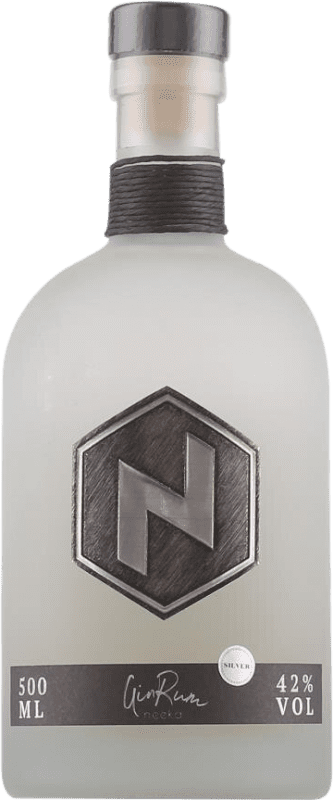 54,95 € Envio grátis | Gin Neeka GinRum Silver Alemanha Garrafa Medium 50 cl