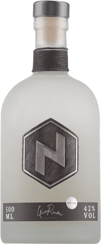 59,95 € Envío gratis | Ginebra Gin Neeka GinRum Silver — Edición Plata Alemania Botella Medium 50 cl
