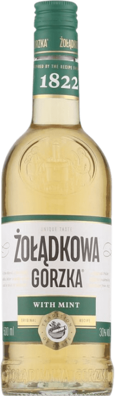 6,95 € Free Shipping | Herbal Liqueur Zoladkowa Gorzka Poland Medium Bottle 50 cl Mint