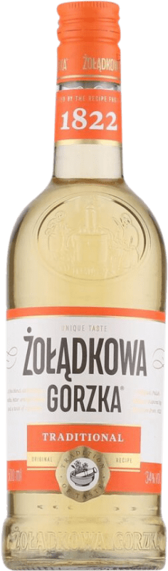 9,95 € Envio grátis | Vodca Zoladkowa Gorzka Traditional Polônia Garrafa Medium 50 cl