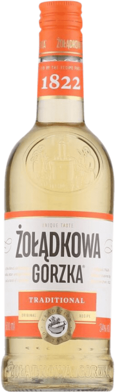 8,95 € 送料無料 | ウォッカ Zoladkowa Gorzka 伝統的 ポーランド ミディアムボトル 50 cl