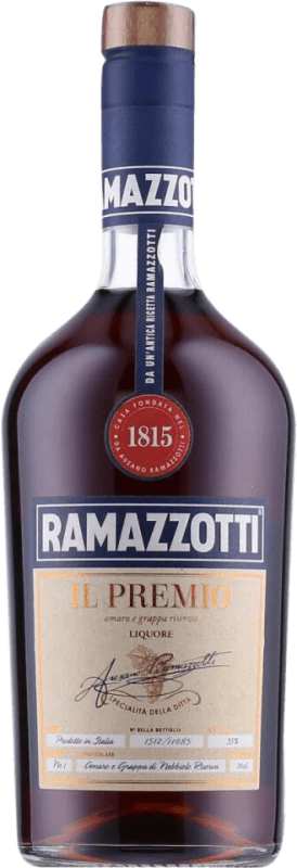 27,95 € Envio grátis | Licores Ramazzotti Il Premio Piemonte Itália 70 cl Amaro, Grappa