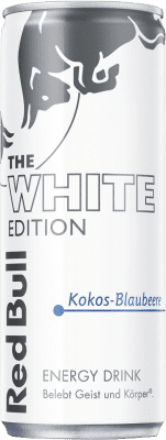 1,95 € Envio grátis | Refrescos e Mixers Red Bull Energy Drink Kokos-Blaubeere The White Edition Áustria Lata 25 cl