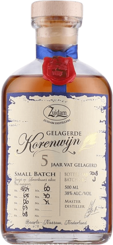 24,95 € Spedizione Gratuita | Genever Gin Zuidam Korenwijn Olanda 5 Anni Bottiglia Medium 50 cl