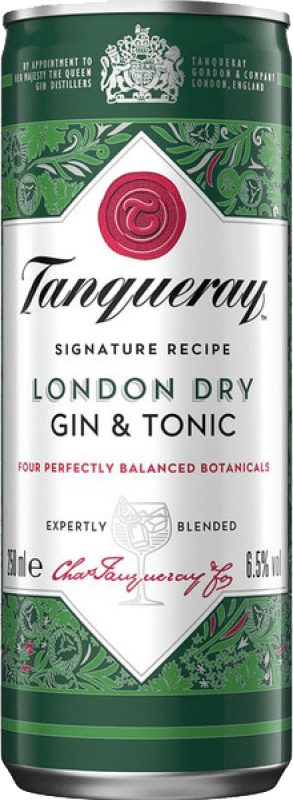67,95 € 免费送货 | 盒装12个 调和剂 Mixer Tanqueray 英国 罐 25 cl GinTonic — 杜松子酒配奎宁水
