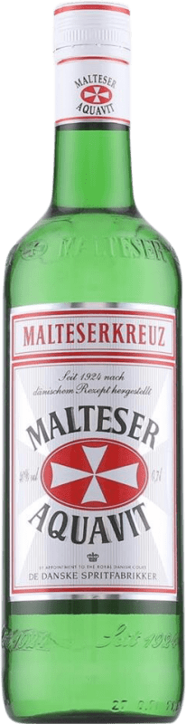 18,95 € Бесплатная доставка | Ликеры Hornbaeker Malteserkreuz Malteser Aquavit Дания бутылка 70 cl