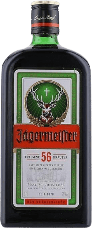 49,95 € Free Shipping | 2 units box Herbal liqueur Mast Jägermeister Meister Bricks Germany Bottle 70 cl