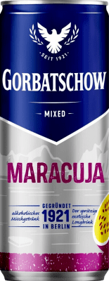 59,95 € Kostenloser Versand | 12 Einheiten Box Mixer Gorbatschow Mixed Maracuja Deutschland Alu-Dose 33 cl