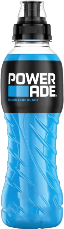 24,95 € Free Shipping | 12 units box Soft Drinks & Mixers Powerade Mountain Blast Germany Medium Bottle 50 cl