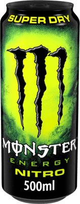 3,95 € 送料無料 | 飲み物とミキサー Monster Energy Nitro Super Dry アイルランド ボトル Medium 50 cl