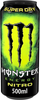 饮料和搅拌机 盒装12个 Monster Energy Nitro Super Dry 50 cl