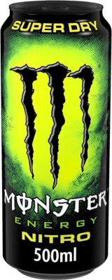 Boissons Fraîches Boîte de 12 unités Monster Energy Nitro Extra Dry — Extra-Sec 50 cl