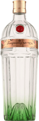 48,95 € Kostenloser Versand | Gin Tanqueray Nº Ten Distilled Gin Grapefruit & Rosemary Großbritannien Flasche 1 L