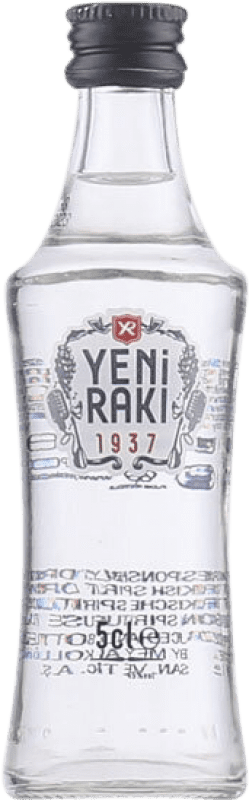 2,95 € Envío gratis | Raki Yeni Raki Turquía Botellín Miniatura 5 cl Anís