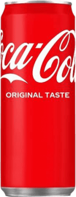 33,95 € Spedizione Gratuita | Scatola da 24 unità Bibite e Mixer Coca-Cola Original Germania Lattina 33 cl