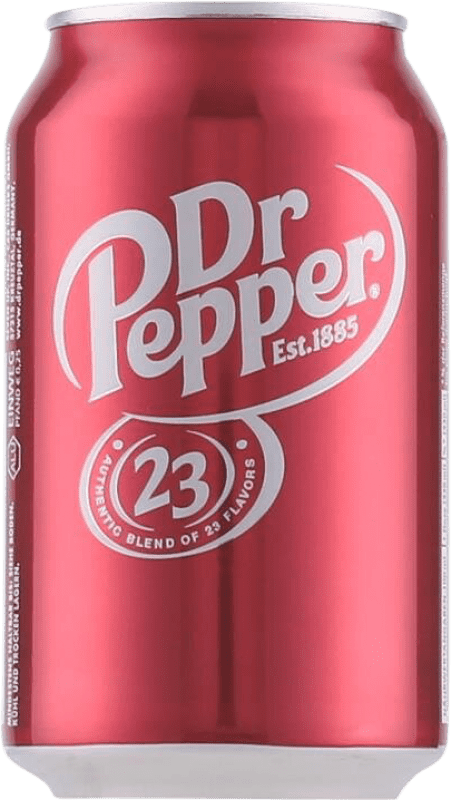 1,95 € Envio grátis | Refrigerantes Dr. Pepper Original Estados Unidos Lata 33 cl