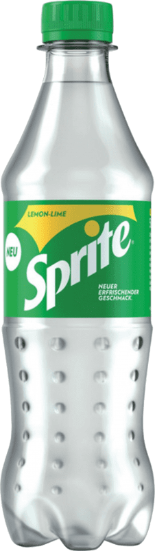 14,95 € Envio grátis | Caixa de 12 unidades Refrigerantes Sprite Original Alemanha Garrafa Medium 50 cl Lime — Lima, Lemon — Limão
