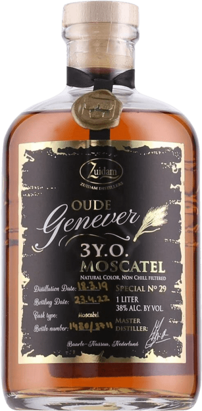 57,95 € Free Shipping | Gin Zuidam Oude Moscatel Netherlands 3 Years Bottle 1 L