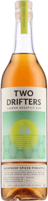 79,95 € Spedizione Gratuita | Rum Two Drifters Overproof Regno Unito 70 cl Spiced — Speziato, Pineapple — Ananas