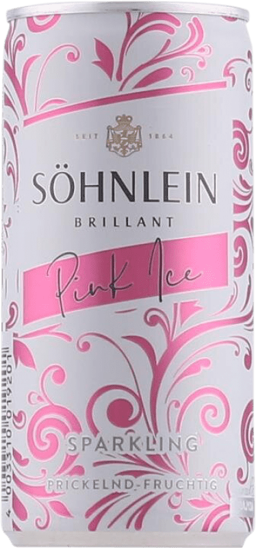 2,95 € Envio grátis | Espumante rosé Söhnlein Brillant Pink Ice Alemanha Lata 20 cl