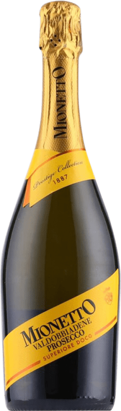13,95 € Envio grátis | Espumante Branco Mionetto Cartizze Extra Seco Superior, Prestige D.O.C.G. Prosecco di Conegliano-Valdobbiadene Itália Prosecco Garrafa 75 cl