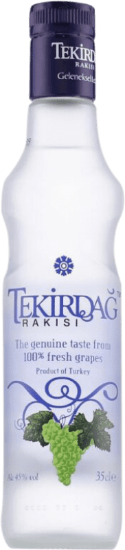 16,95 € Envio grátis | Raki Tekirdag Rakisi Turquia Garrafinha Terço 35 cl Anis