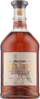 56,95 € Бесплатная доставка | Виски Бурбон Wild Turkey Rare Breed Barrel Proof Кентукки Соединенные Штаты бутылка 70 cl