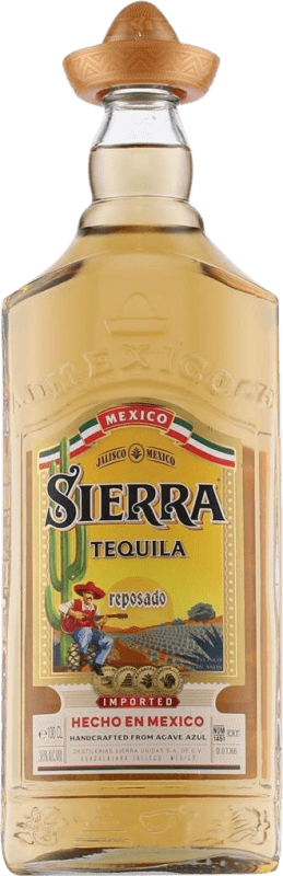 25,95 € Spedizione Gratuita | Tequila Sierra Reposado Jalisco Messico Bottiglia 1 L