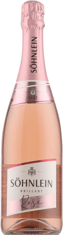 8,95 € 免费送货 | 桃红起泡酒 Söhnlein Brillant Trocken — 干型 Rosé — 桃红葡萄酒 德国 75 cl
