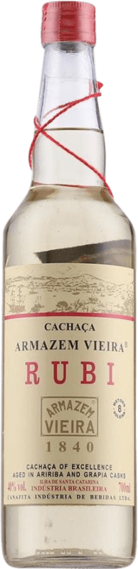 63,95 € Envio grátis | Cachaça Armazem Vieira Rubi 1840 Brasil 8 Anos Garrafa 70 cl