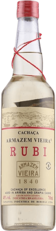 63,95 € Kostenloser Versand | Cachaça Armazem Vieira Rubi 1840 Brasilien 8 Jahre Flasche 70 cl