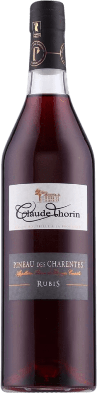 22,95 € Envío gratis | Licores Claude Thorin Rubis A.O.C. Pineau des Charentes Francia Botella 70 cl