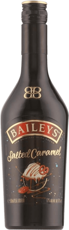 19,95 € Envío gratis | Crema de Licor Baileys Irish Cream Salted Caramel Irlanda Botella Medium 50 cl