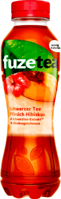 1,95 € Kostenloser Versand | Getränke und Mixer Fuze Tea Schwarzer Tee Pfirsich Hibiskus Deutschland Halbe Flasche 37 cl