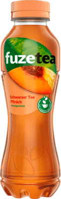 2,95 € Kostenloser Versand | Getränke und Mixer Fuze Tea Schwarzer Tee Pfirsich Deutschland Halbe Flasche 37 cl