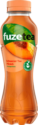 1,95 € Kostenloser Versand | Softdrinks Fuze Tea Deutschland Halbflasche 37 cl Schwarzer Tee, Pfirsich
