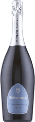 10,95 € 送料無料 | 白スパークリングワイン Menger-Krug Sekt Flaschengärung Brut Pfälz ドイツ Chardonnay ボトル 75 cl