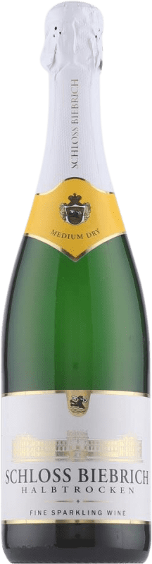 5,95 € Envio grátis | Espumante branco Schloss Biebrich Sekt Semi-seco Semi-doce Alemanha Garrafa 75 cl
